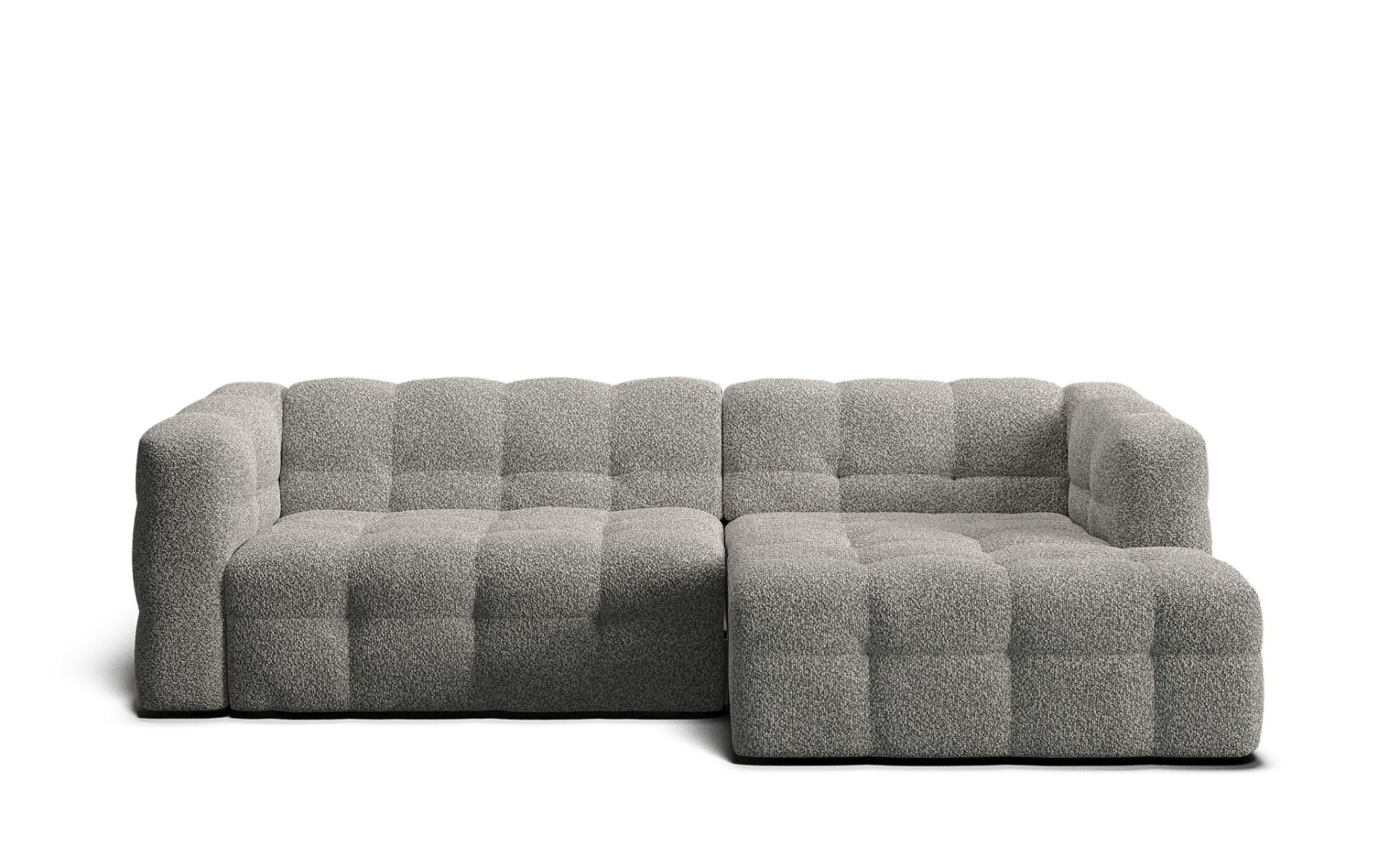 Parco 2 seat electric sliding seat & right arm facing chaise in summer fabric pale moss