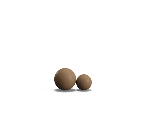 Manchester ball cushions (set of 2)