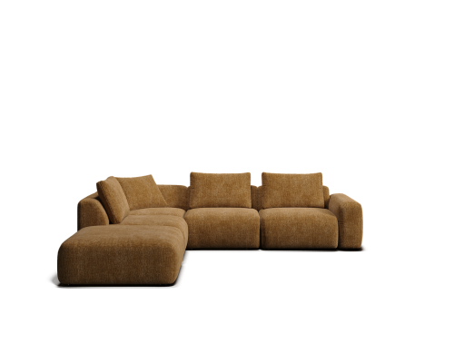 Portofino 6 seat corner modular with ottoman