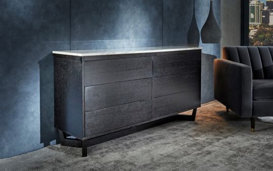 provence marble oak dresser