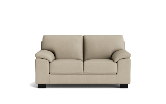 Hoffman 2 seat in protection leather light grey 