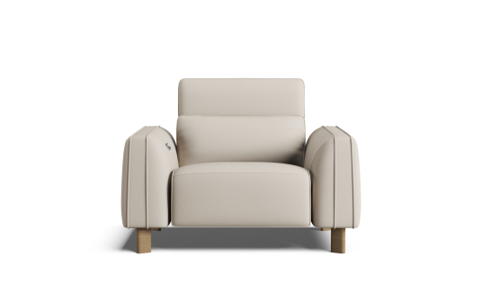 Torie zero-gravity electric recliner with electric telescopic headrest