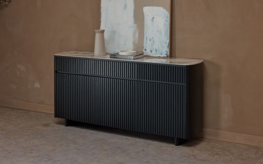 Allegria Smoked Oak and Ceramic Buffet