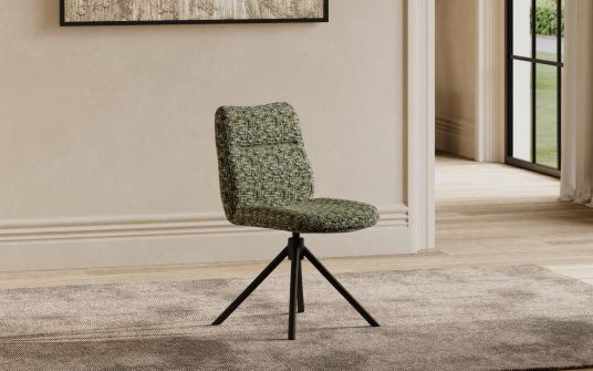 Bree swivel dining chair