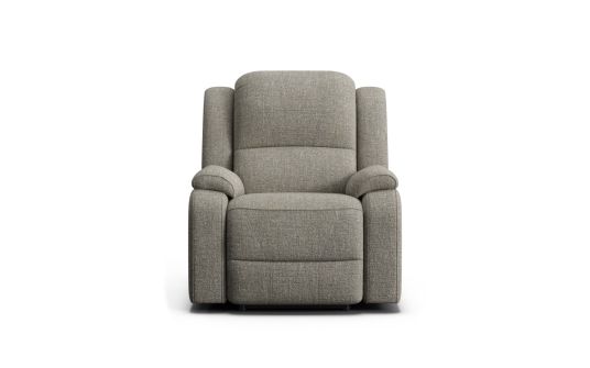 Maison electric recliner in serra fabric driftwood