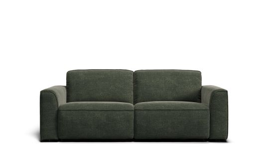 Avino 3.5 seat sofa bed in green fabric | Nick Scali
