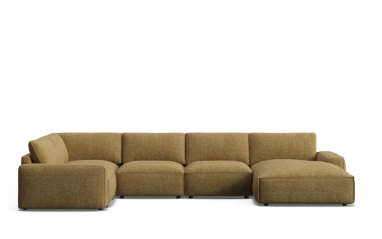 Estelle 8 seat corner modular with chaise