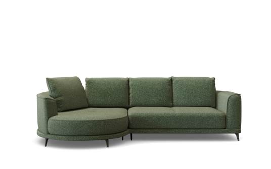 Cypress 3 seat & round chaise