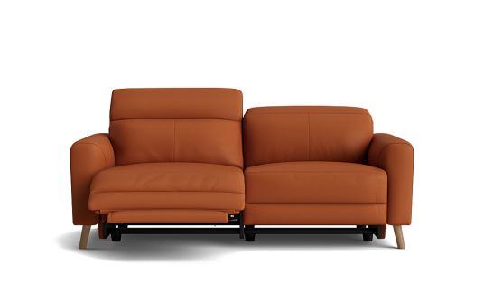 Antigua 3 seat dual recliner in leather