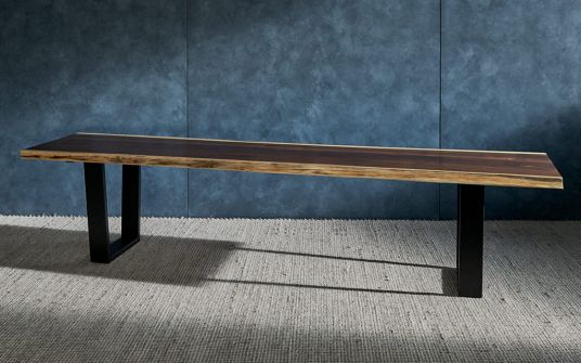 Bartolo blackwood live edge bench