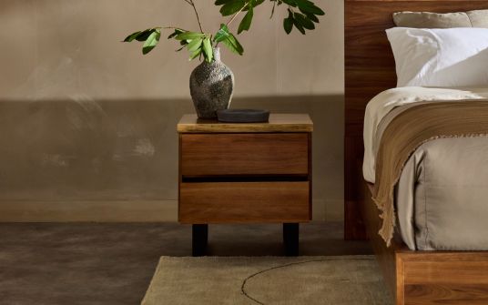 Bartolo timber bedside table