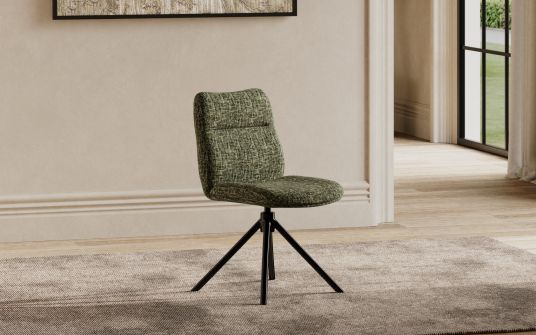 Bree swivel dining chair