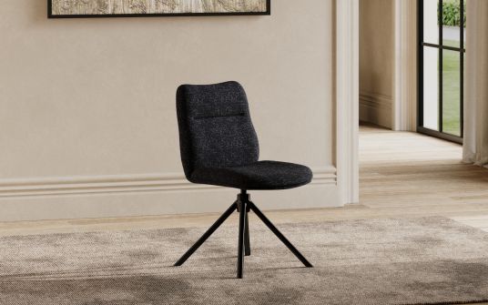 Byron swivel dining chair
