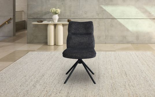 Byron swivel dining chair