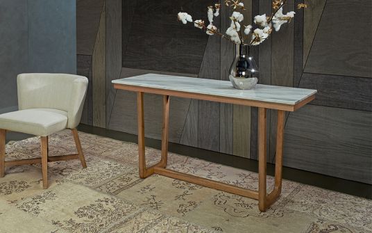 Carlina Marble Timber Console