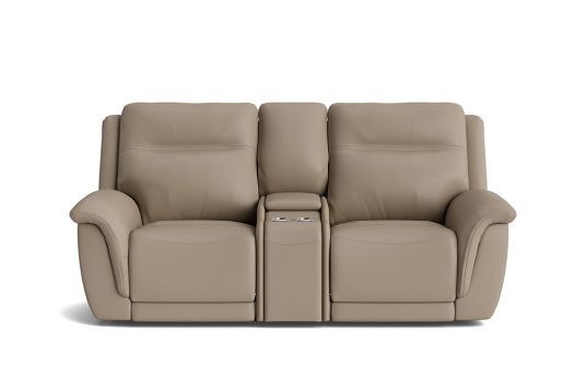 Otis 2 seat electric recliners + console with cup holders