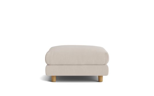 Milo ottoman in Link Pebble