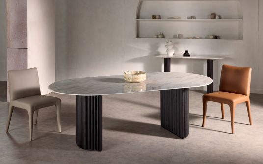 Flute Oval Dining Table