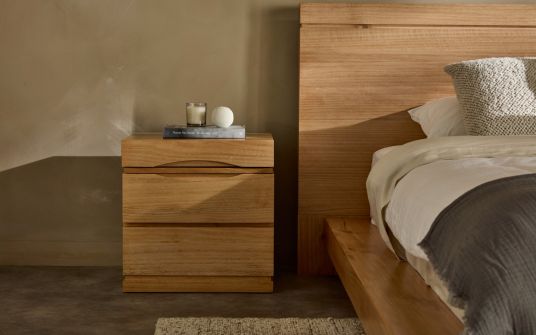 Springfield timber bedside table