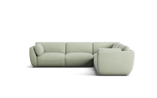 Willow 7 seat corner modular with high arms