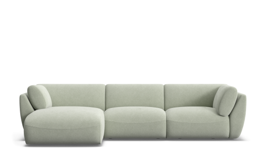 Willow 3 seat & chaise with high arms