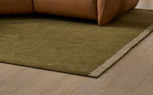 Dobron Rug in Olive | Nick Scali
