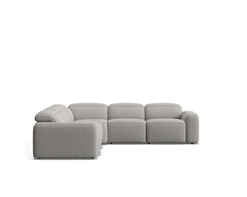 Suffolk 7 seat corner modular with zero-gravity electric recliners & electric headrests