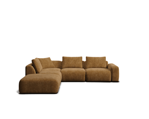 Portofino 6 seat corner modular with ottoman