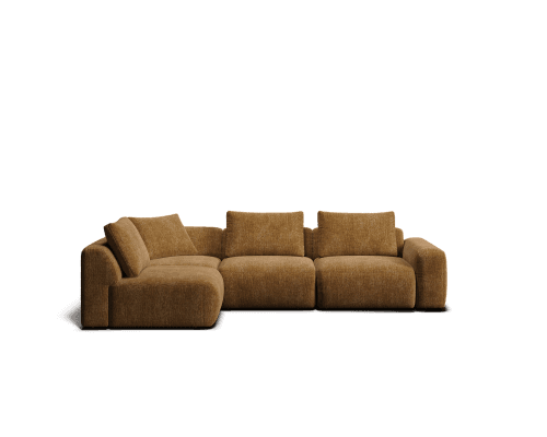 Portofino 5 seat corner modular with armless seat 