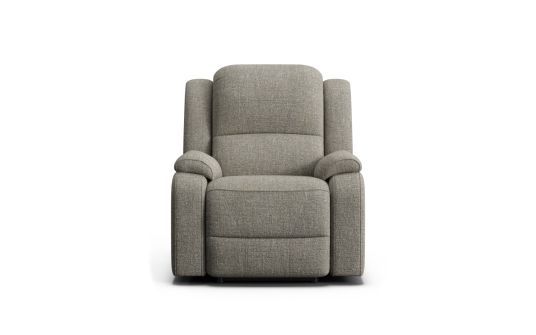 Maison electric recliner in serra fabric driftwood