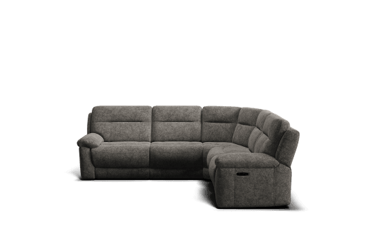 Elixir 6 seat corner modular with electric recliners
